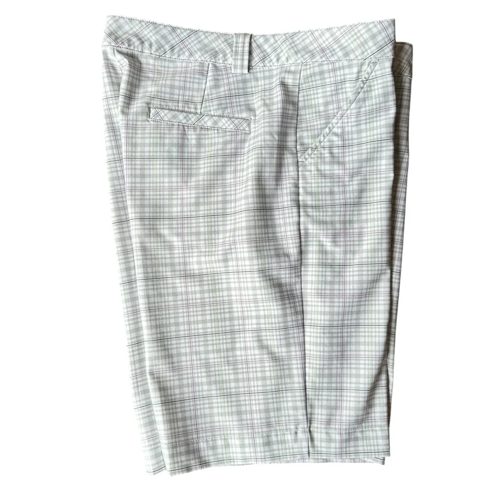 Tommy Armour Plaid Golf Shorts Sz 10 Dri-Logic Stretch NWOT No Flaws